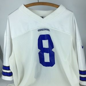 Troy Aikman Cowboys Jersey #8 Nike White XXL